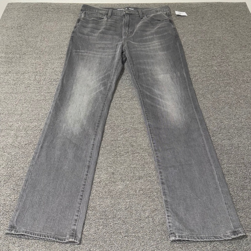 NWT Old Navy Girls‎ Plus Size 18 Straight Built-In Flex Jeans Faded Black Casual